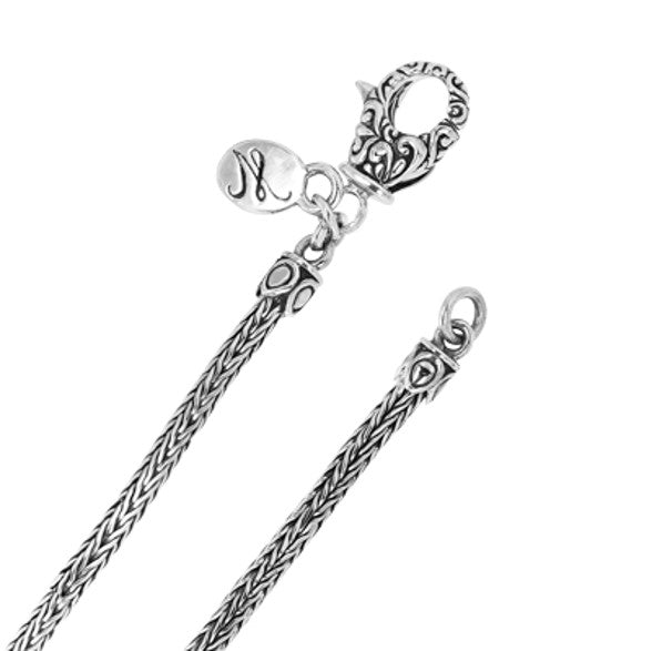 Bali RoManse Tulang Naga Sterling Silver 16" Chain Necklace