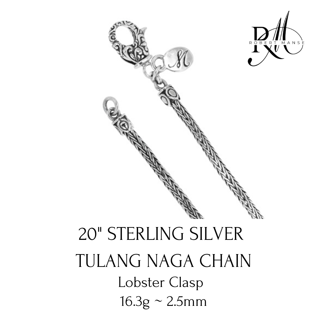 Tulang Naga 2.5mm Sterling Silver Chain