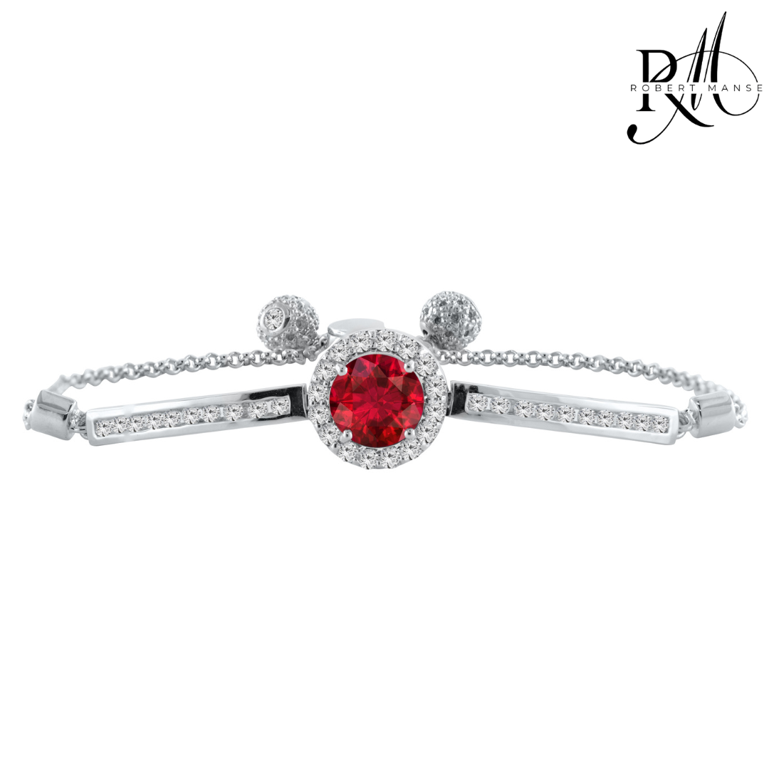 Gem RoManse Adustable Sterling Silver Bracelets