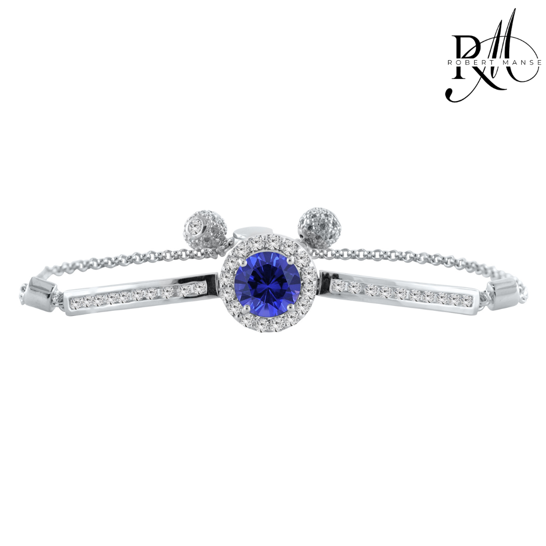 Gem RoManse Adustable Sterling Silver Bracelets