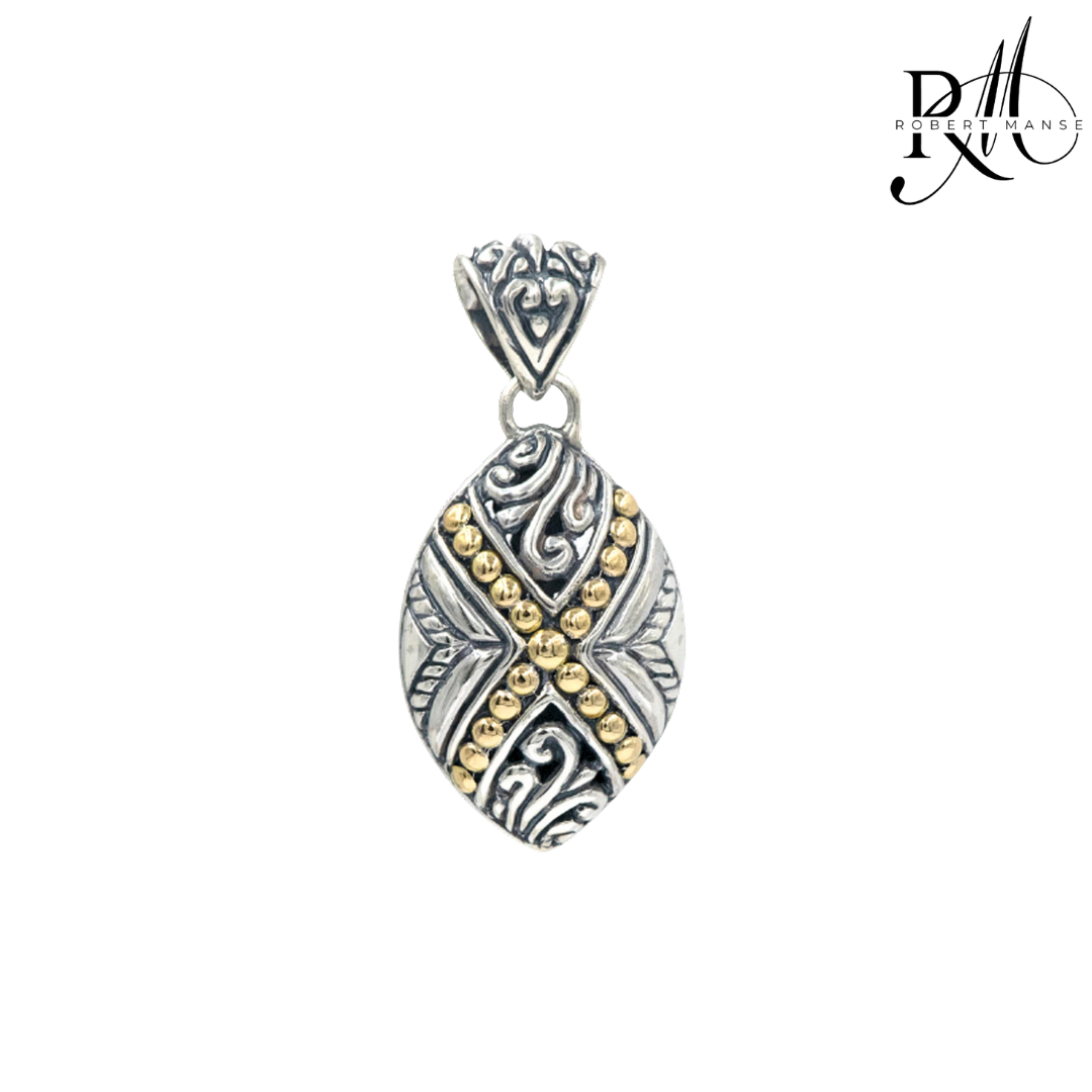 Bali RoManse 18K Gold X Sterling Silver Two-Tone Pendant