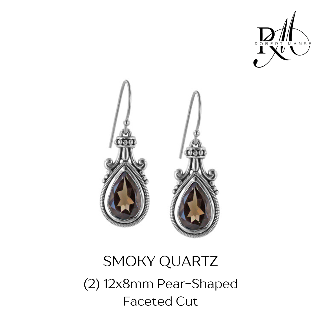 Gem RoManse Genuine Gemstone Sterling Silver Drop Earring