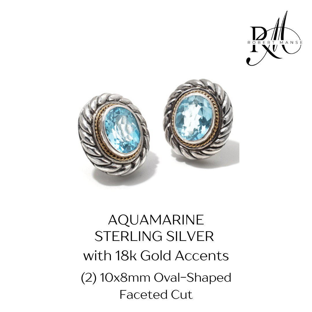 Bali RoManse Signature Cable & Gemstone Omega Back Earrings
