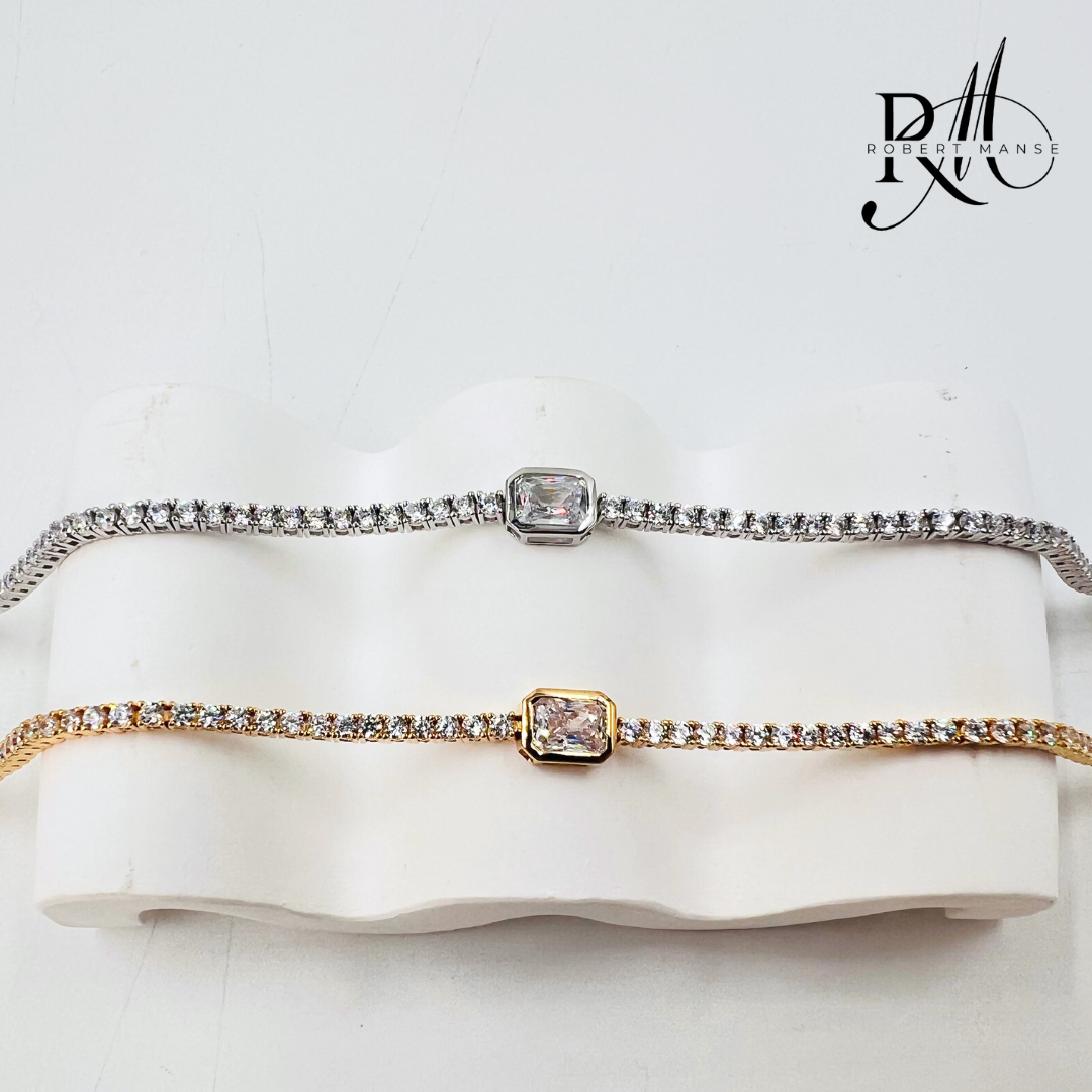 Mother's Day Blowout: CZ RoManse Station Tennis Bracelet