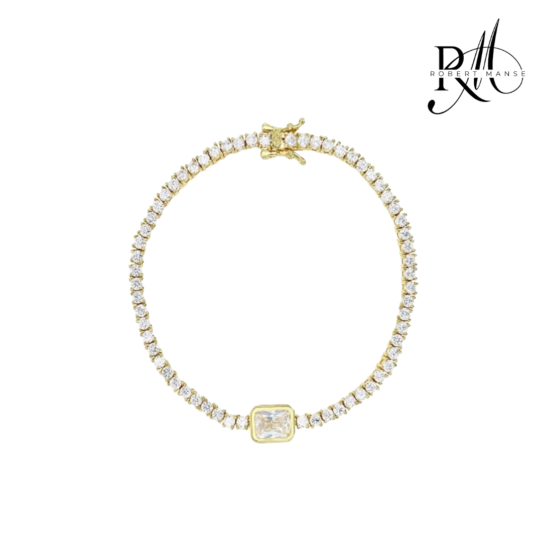 Mother's Day Blowout: CZ RoManse Station Tennis Bracelet