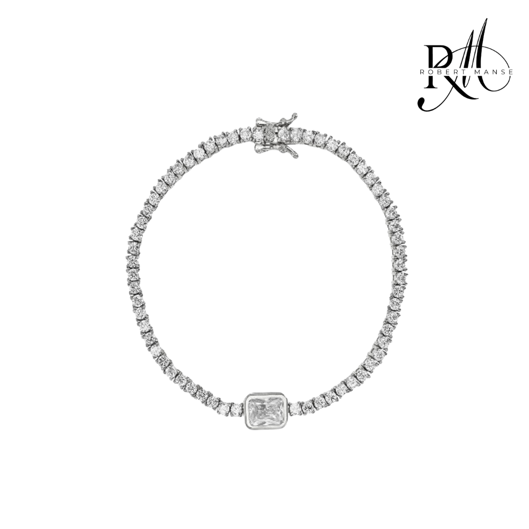 Mother's Day Blowout: CZ RoManse Station Tennis Bracelet