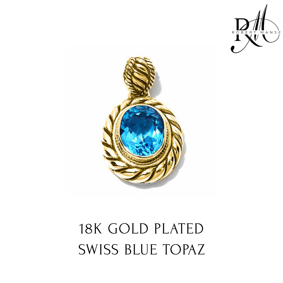 Bali RoManse Signature Cable Oval Pendant