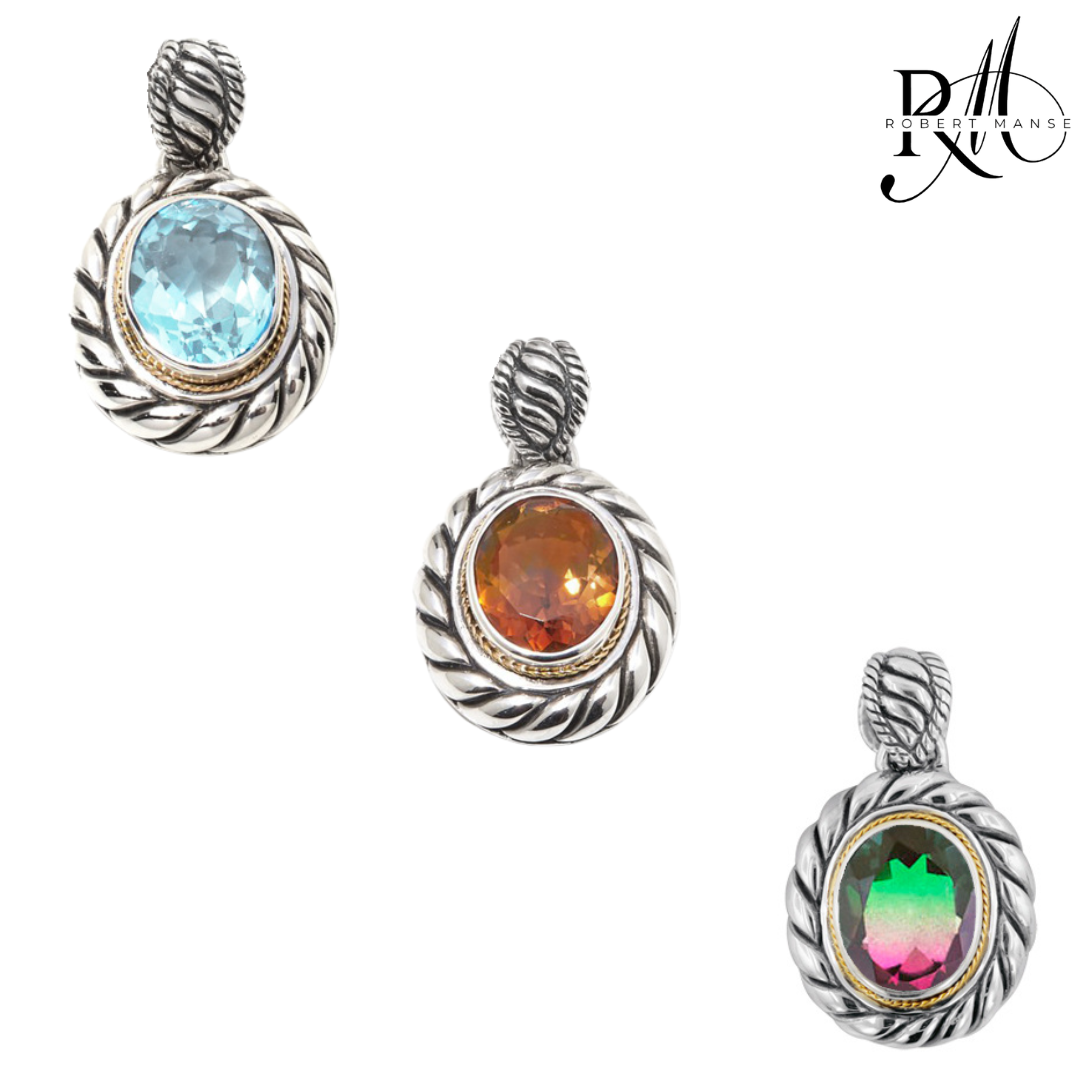 Bali RoManse Signature Cable Oval Pendant