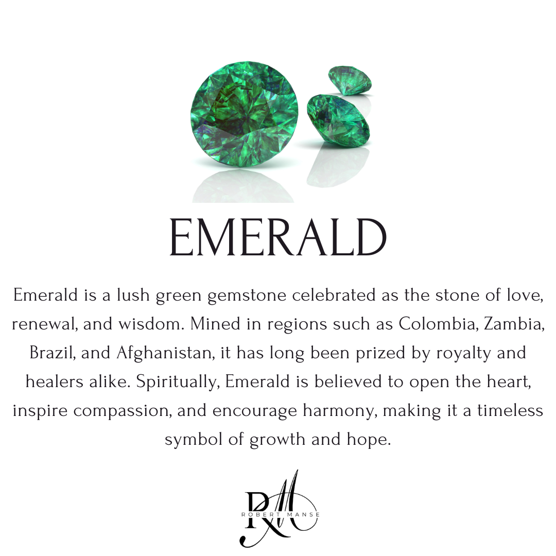 Bali RoManse Lab Emerald Sterling Silver & 18k Gold Ring
