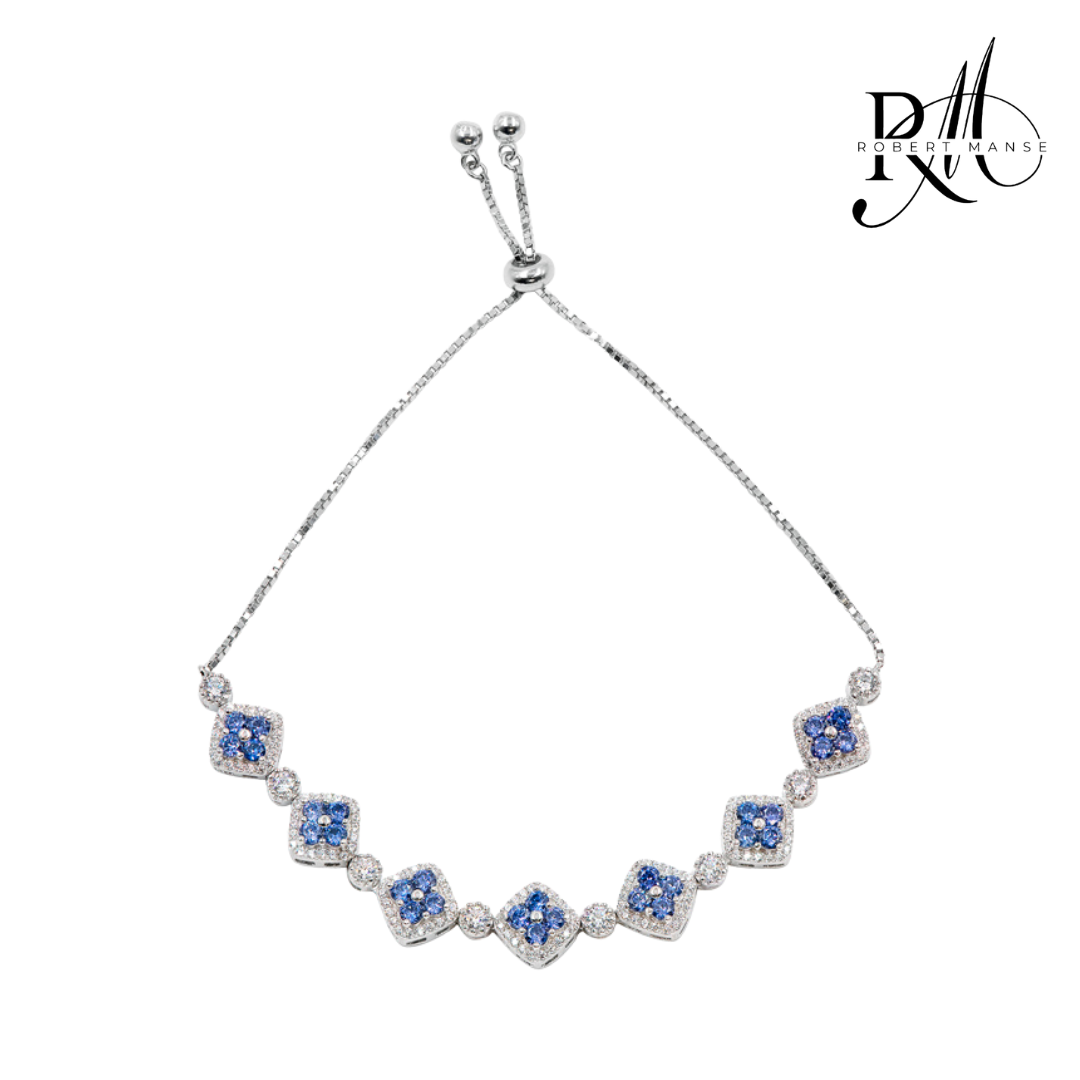 CZ RoManse Adjustable Tennis Bracelet