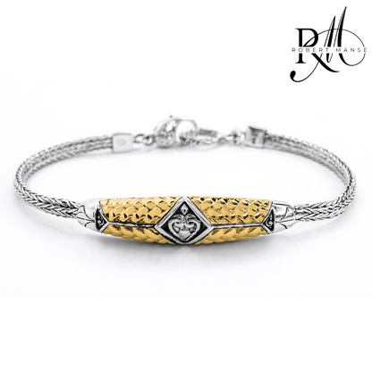 Bali RoManse Two-Tone Tulang Naga Chain Bracelet