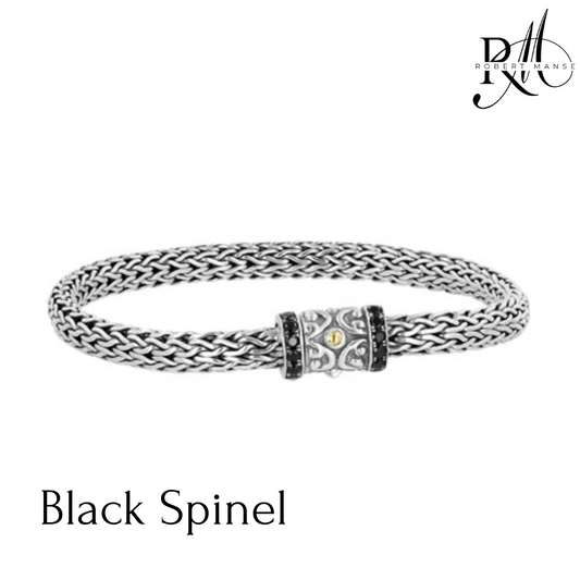 BroManse Scrollwork & Tulang Naga Sterling Silver Bracelet