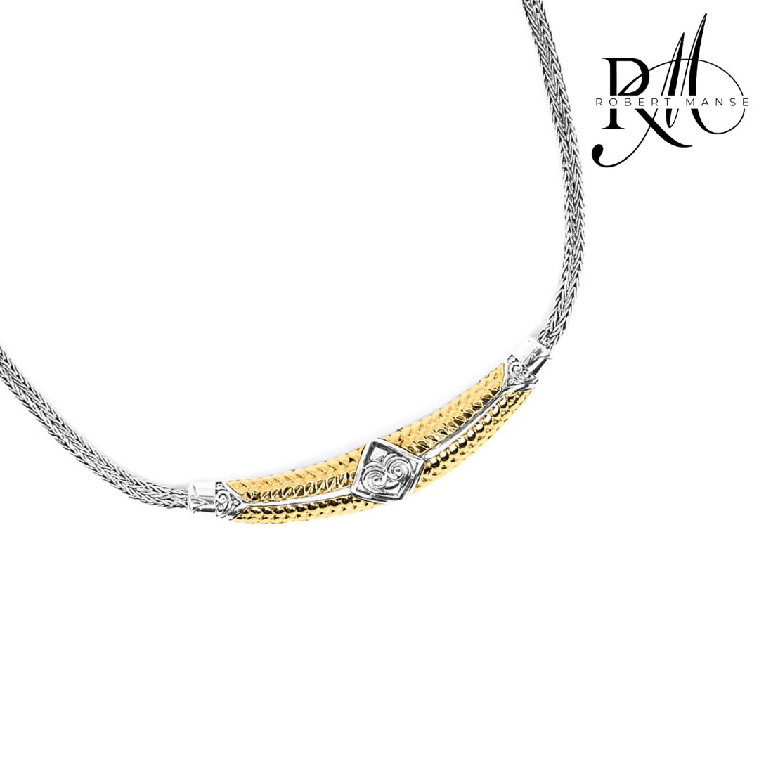 Bali RoManse Two-Tone Tulang Naga Necklace