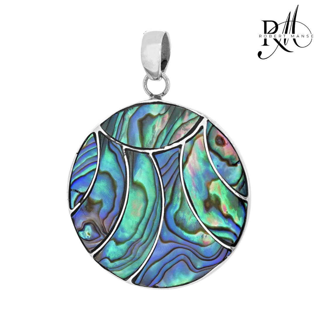 Bali RoManse Shell Medallion Sterling Silver 20" Necklace