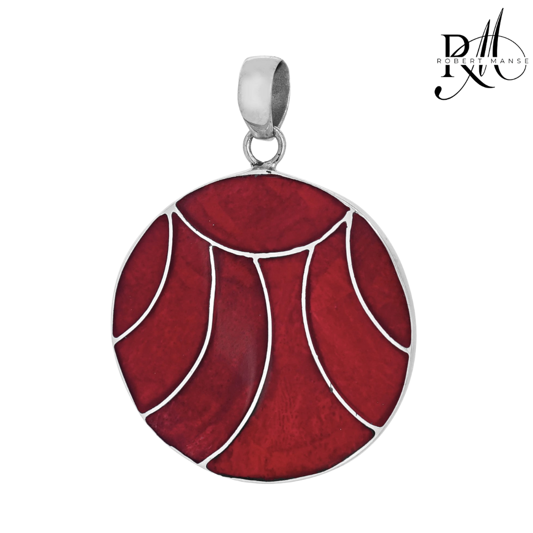 Bali RoManse Shell Medallion Sterling Silver 20" Necklace