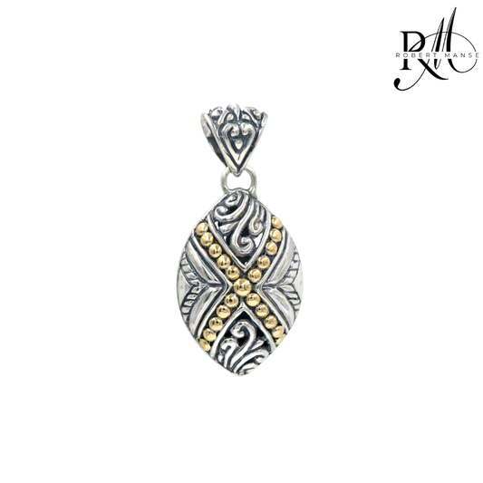 Bali RoManse 18K Gold X Sterling Silver Two-Tone Pendant