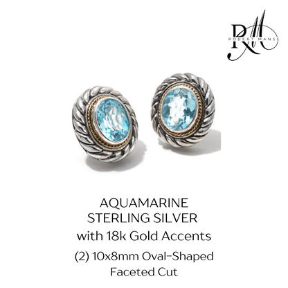 Bali RoManse Signature Cable & Gemstone Omega Back Earrings