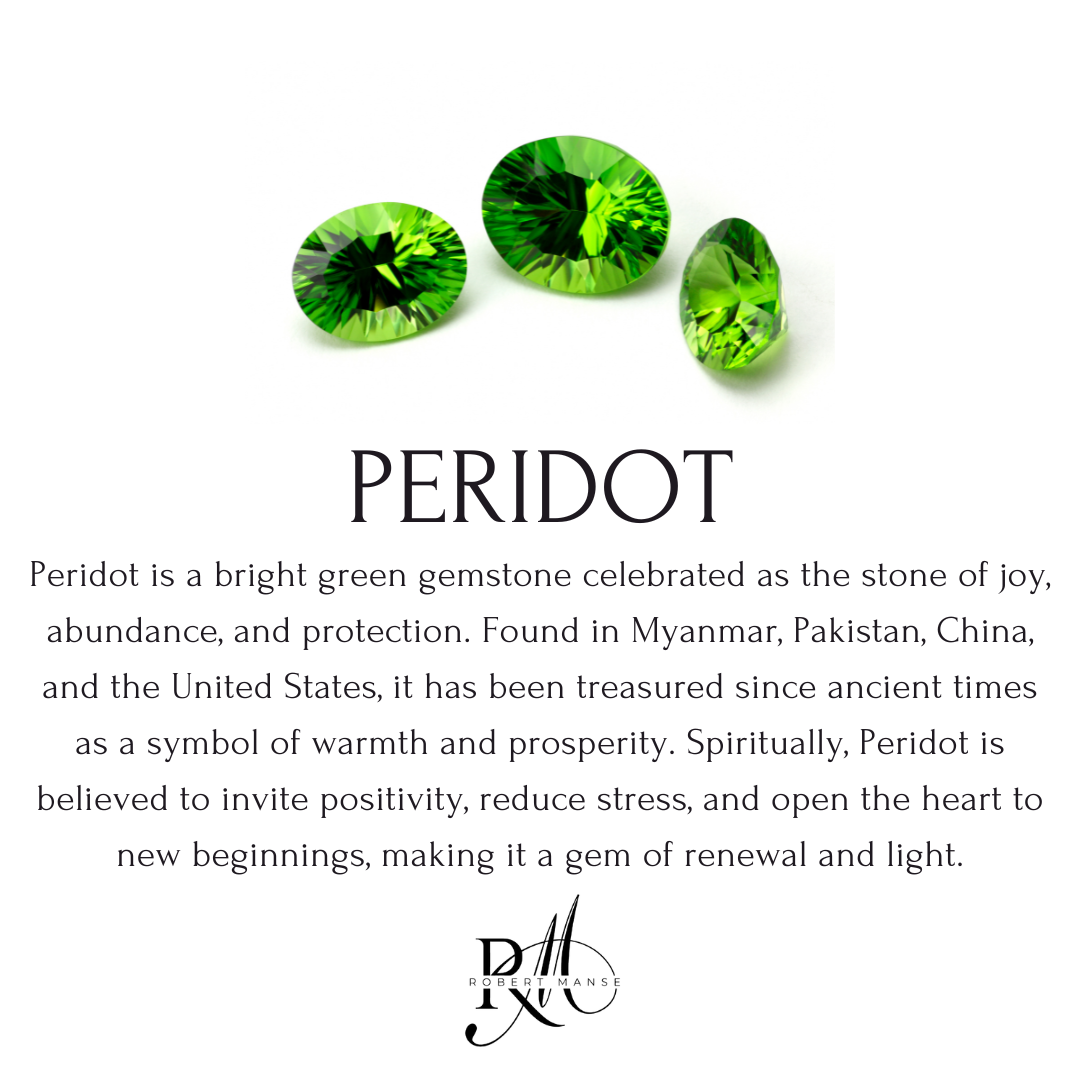 Bali RoManse Peridot Sterling Silver Tiara Ring