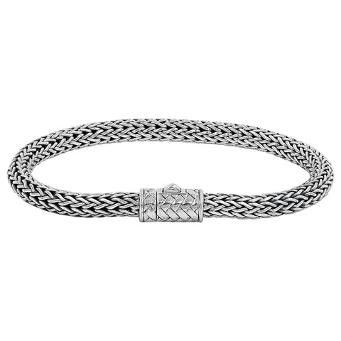 NEW Men's Sterling Silver 8.5" Woven Bracelet