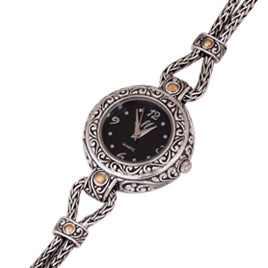 Sterling Silver/18K Tulang Naga Chain Watch