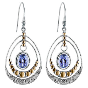 BIG SALE! New Tanzanite Chandelier Earrings