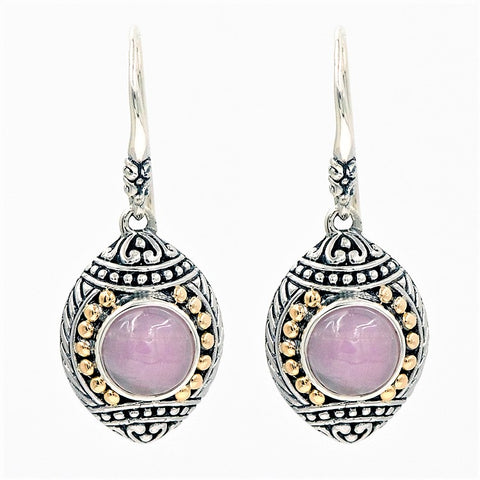 NEW Scrollwork Kunzite Earrings